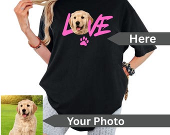 Custom Dog Love Portrait T-Shirt | Mi Loco Loco
