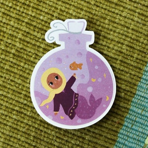 Muslim/Hijabi Mermaid Sticker Muslim | Islamic Stickers | Islamic Gifts | Muslim Gifts | Eid Gifts | Gifts for Muslim Girls