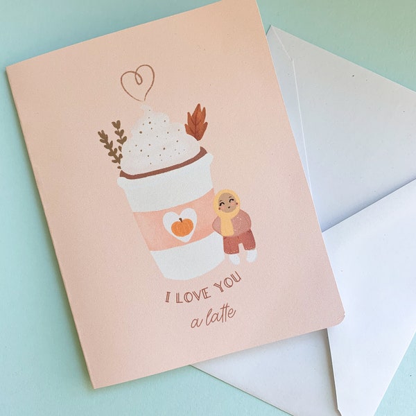 Card - I Love You A Latte