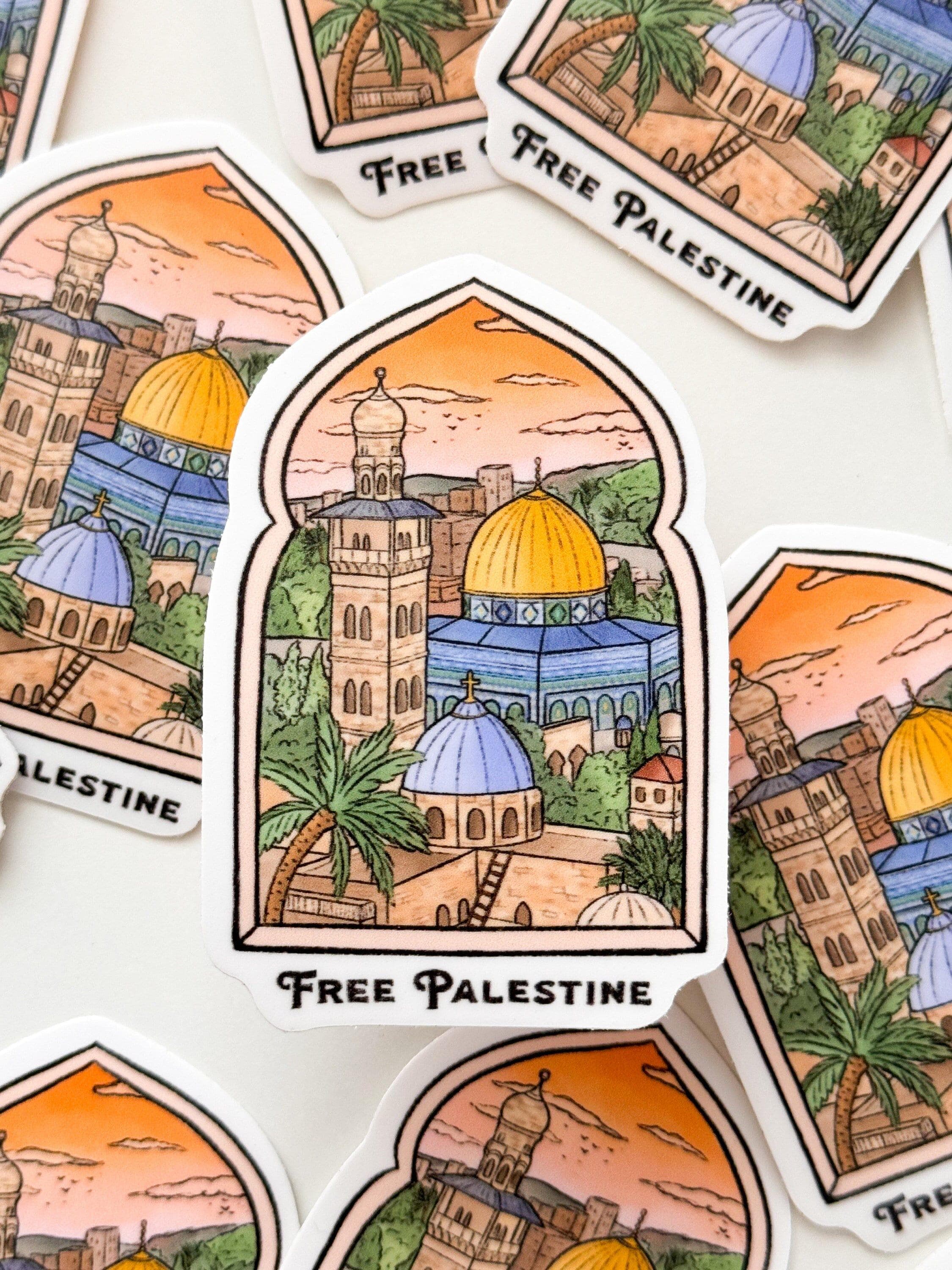 Holy Land Sticker - 100% of Profits Go to Palestine, Beautiful ...