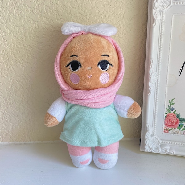 Zoya - Poupée en peluche Hijabi, Adorable Petite Poupée Hijabi Muslim Girl, Jouet Musulman Mignon, Poupée En Peluche Musulmane