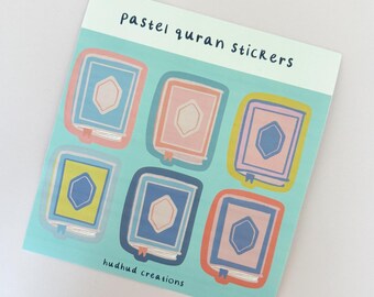 Sticker Sheet - Pastel Quran Stickers Set