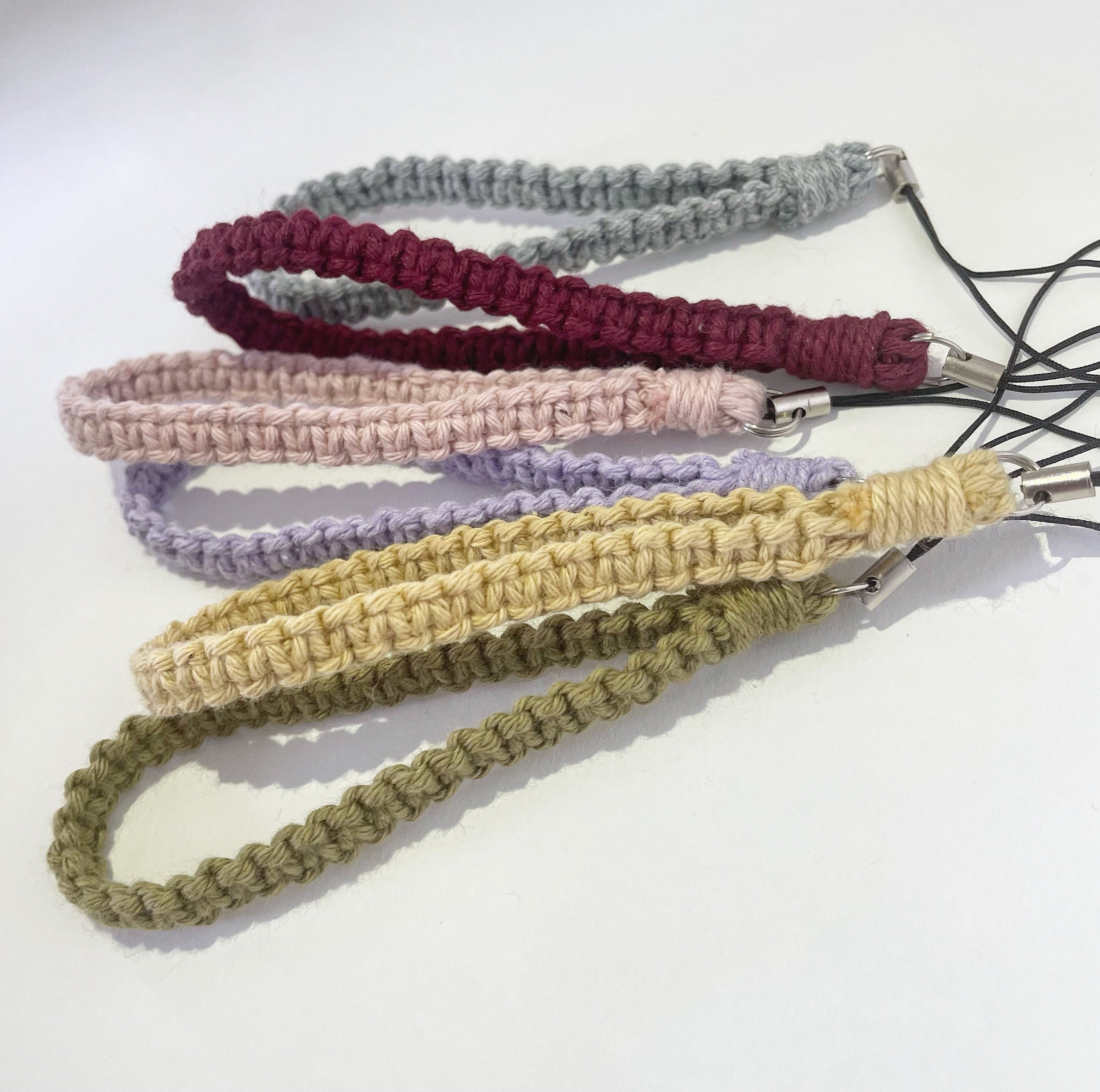 ADA // Phone Charm Strap Handmade Macrame Accessories Etsy UK