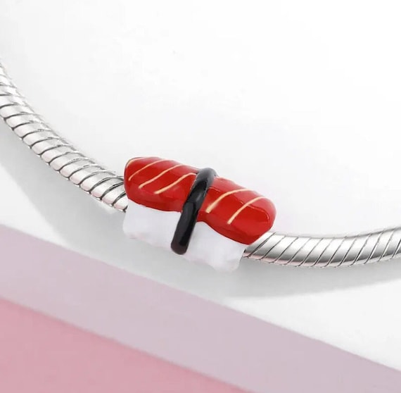 Sterling Silver Japan Culture & Food Charms - Fuji Sumo Doll Cat