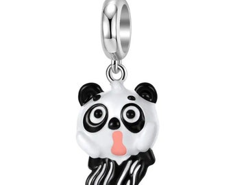 【新品】OHGA PANDA CHARM shiny-panda-bear-charm-
