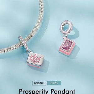Chinese mahjong charm serie, prosperity fortune charms, 100% real sterling silver s925 charms for european bracelet, necklace pendants diy