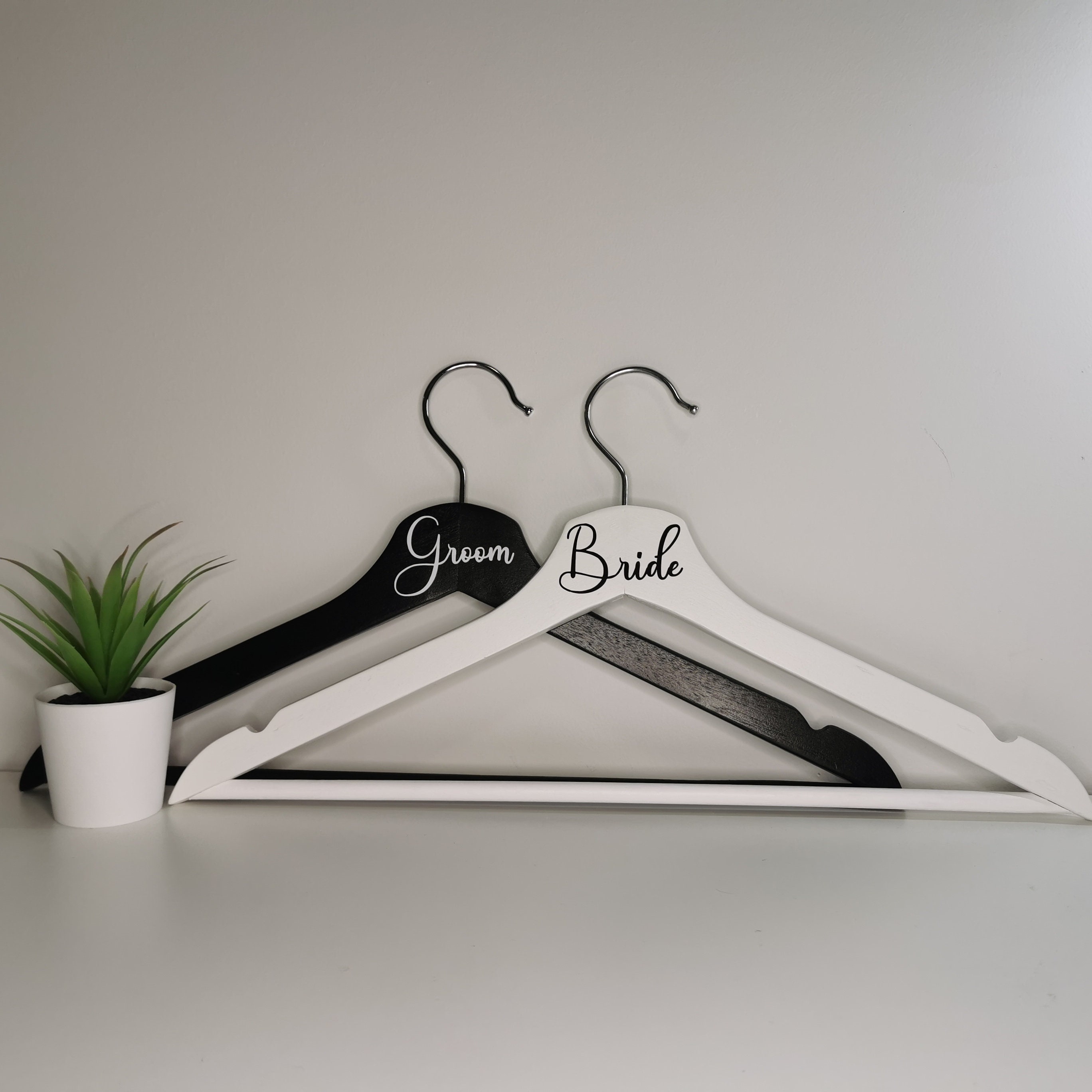 Personalised Wooden Coat Hangers Bridal Hangers Wedding Etsy Australia