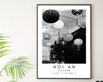 Hoi An Wall Art Printable - Hoi An Art Print - Hoi An Vietnam Printable Wall Art - Wall Art Prints - Minimalist Travel Print Art - Vietnam