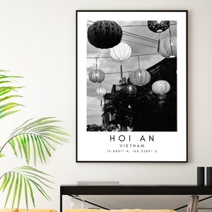 Hoi An Vietnam Art Print: Minimalist Travel Wall Art