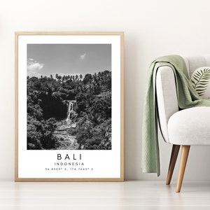 Baby Monkey Printable Wall Art - Bali Monkey Art - Bali Print Art - Bali Wall Decor - Minimalist Travel Print Art - Monkey Forest Ubud Bali