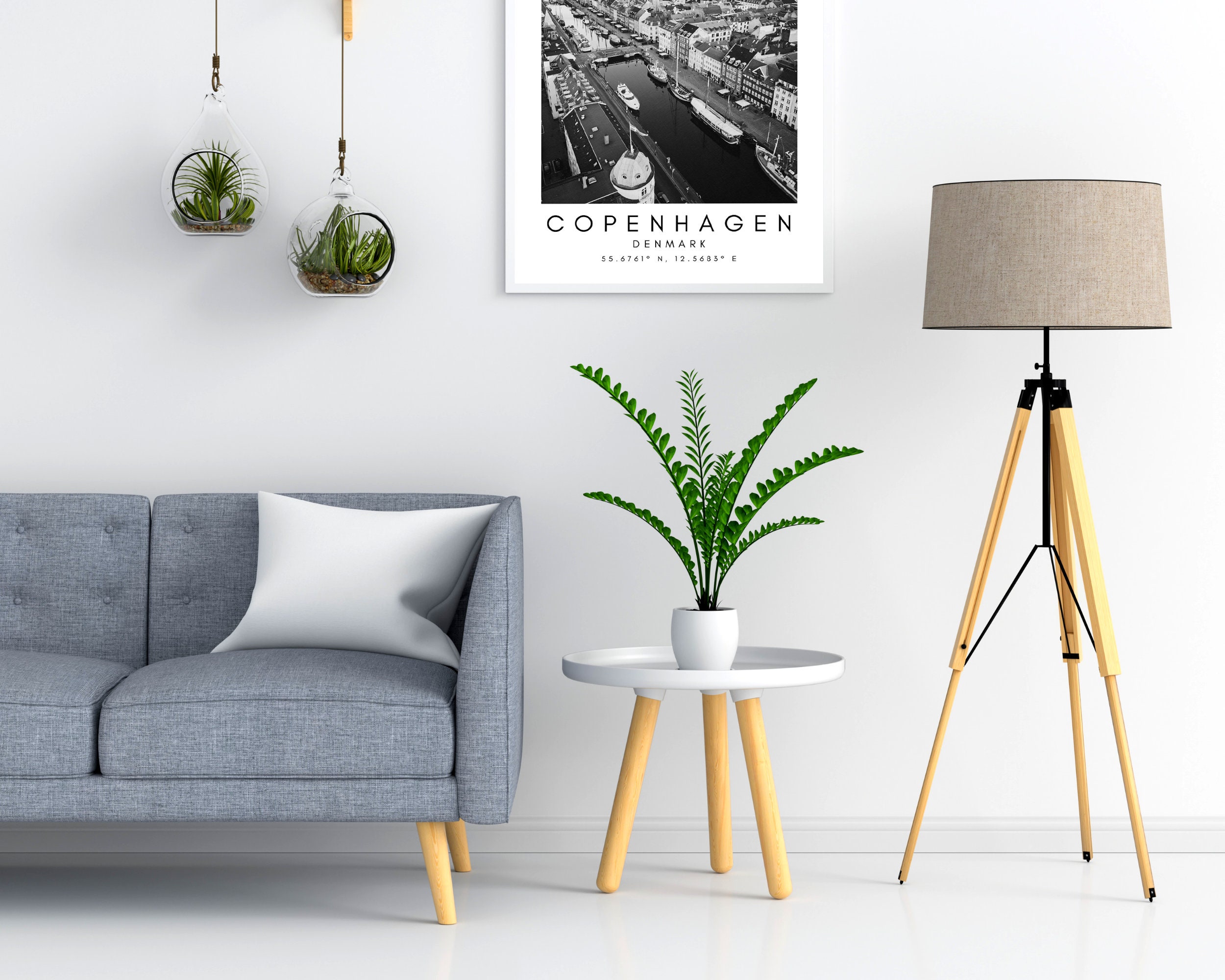 Copenhagen Wall Art Printable Copenhagen Poster Danish Etsy