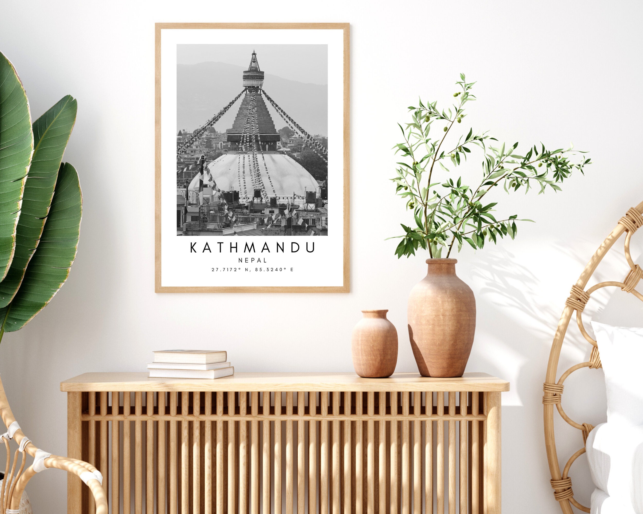 Kathmandu Wall Art Print Kathmandu Nepal Art Kathmandu Etsy