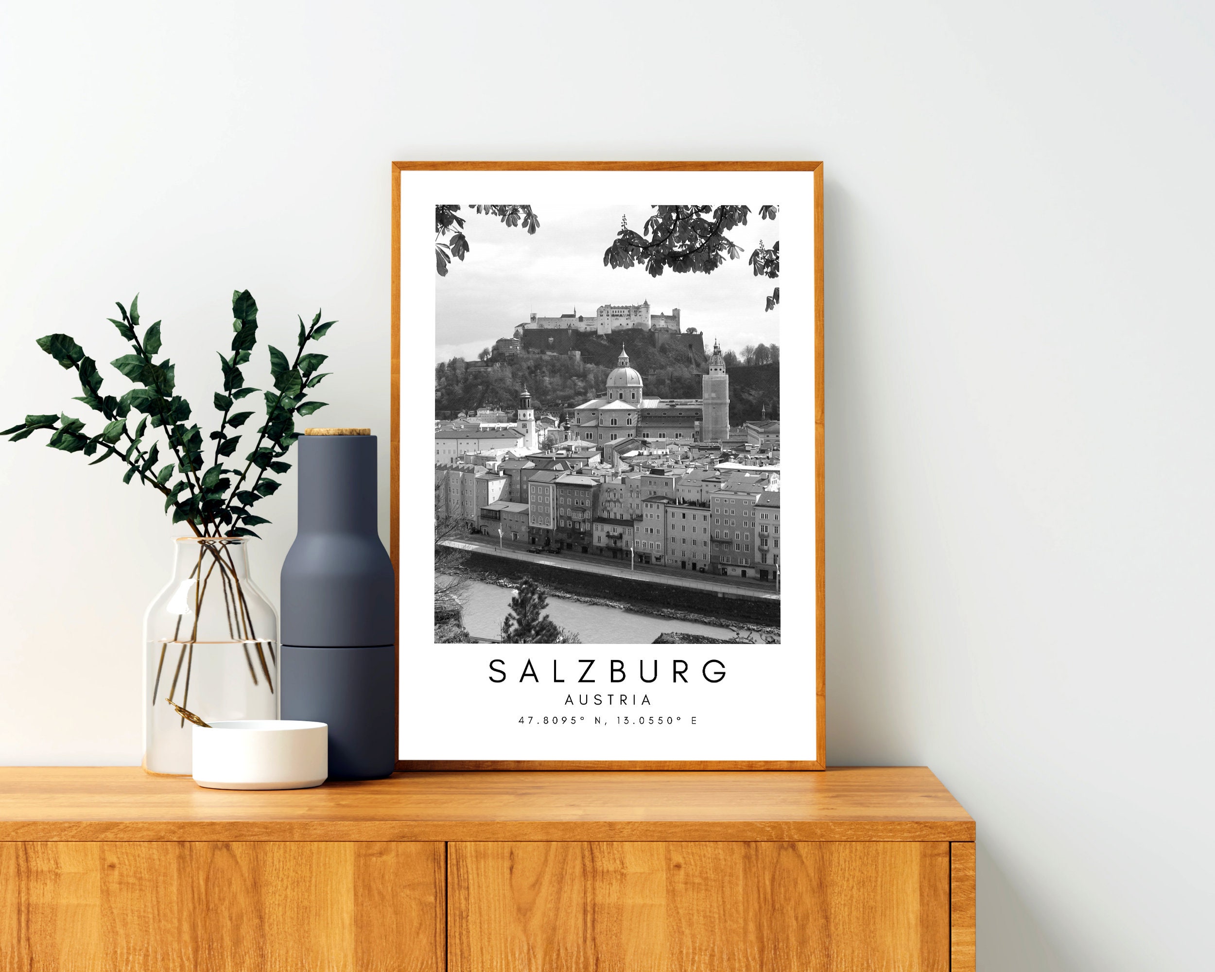 Salzburg Wall Art Salzburg Austria Print Austria Digital Etsy