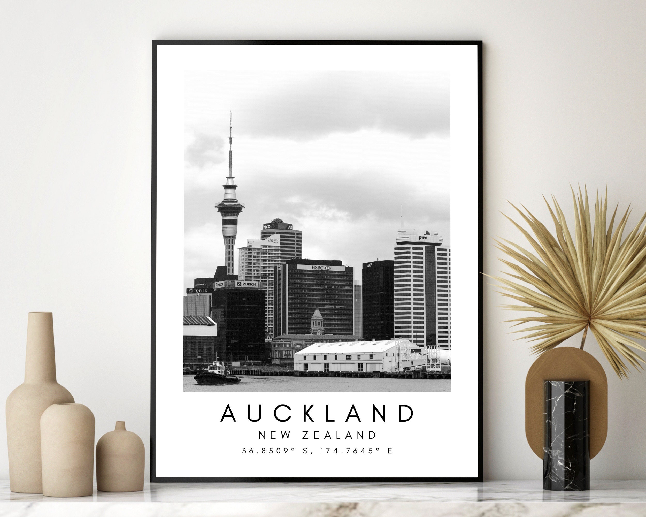 New Zealand Print Wall Art Auckland Print Wall Art Etsy