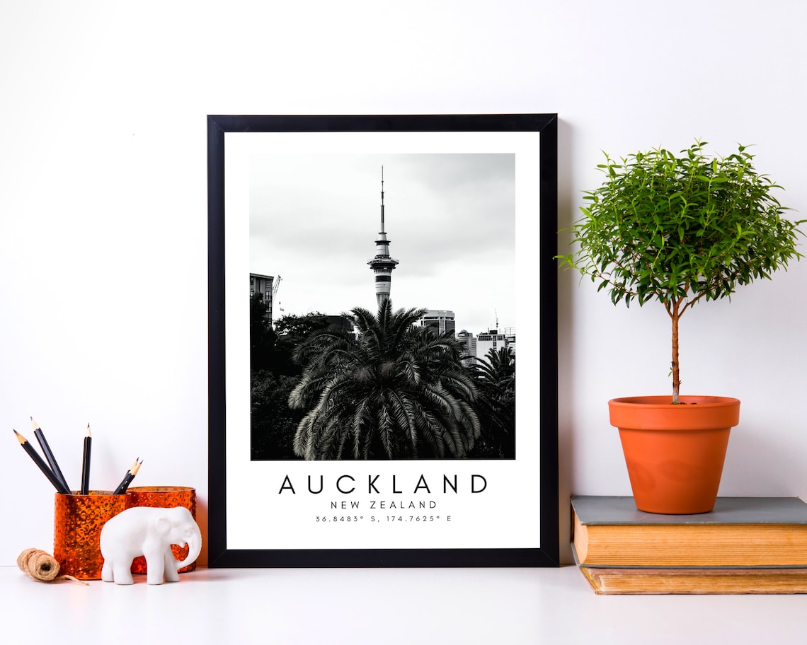 New Zealand Print Wall Art Auckland Print Wall Art Etsy