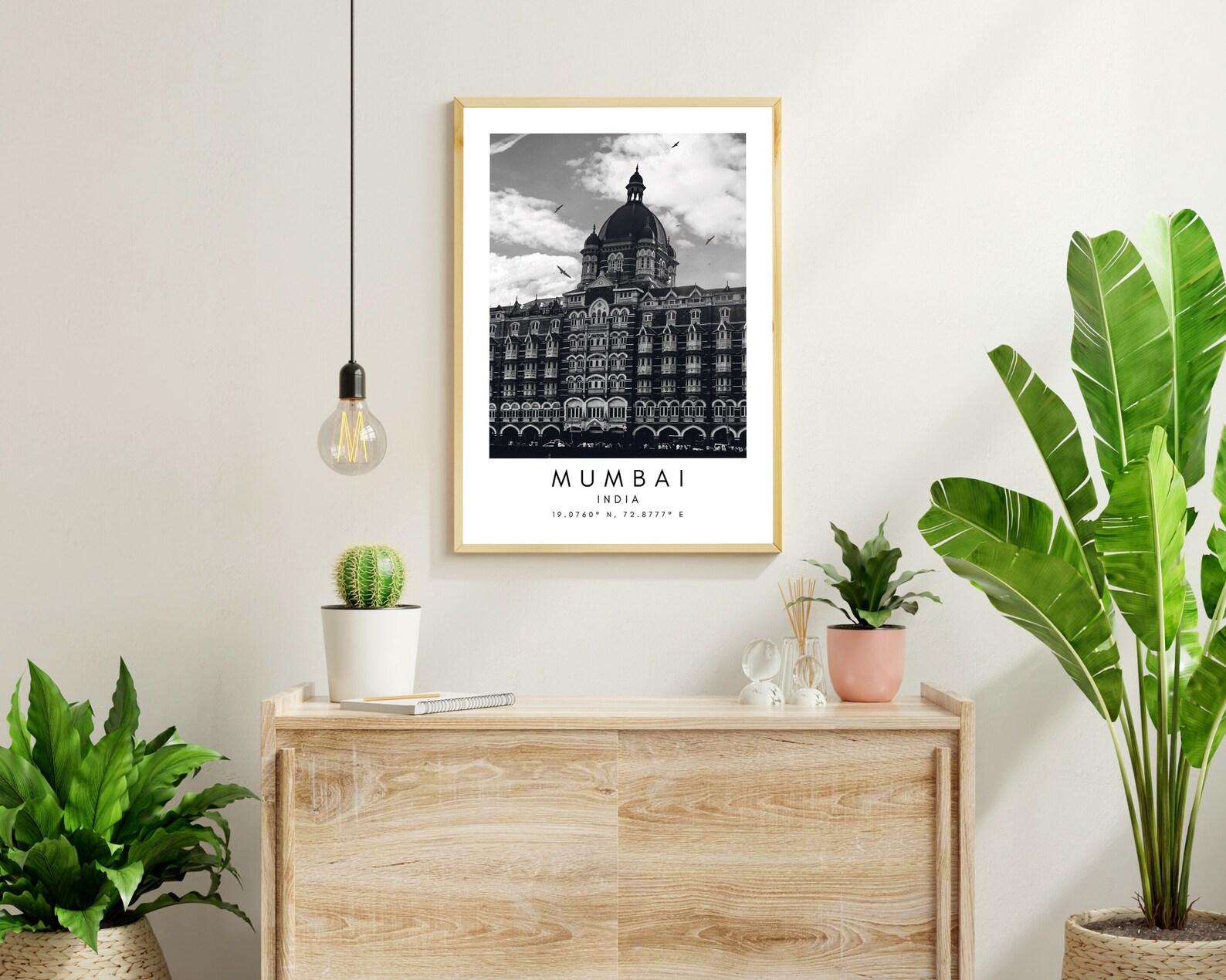 Mumbai India Art Mumbai Wall Decor Decorative Wall Art Etsy
