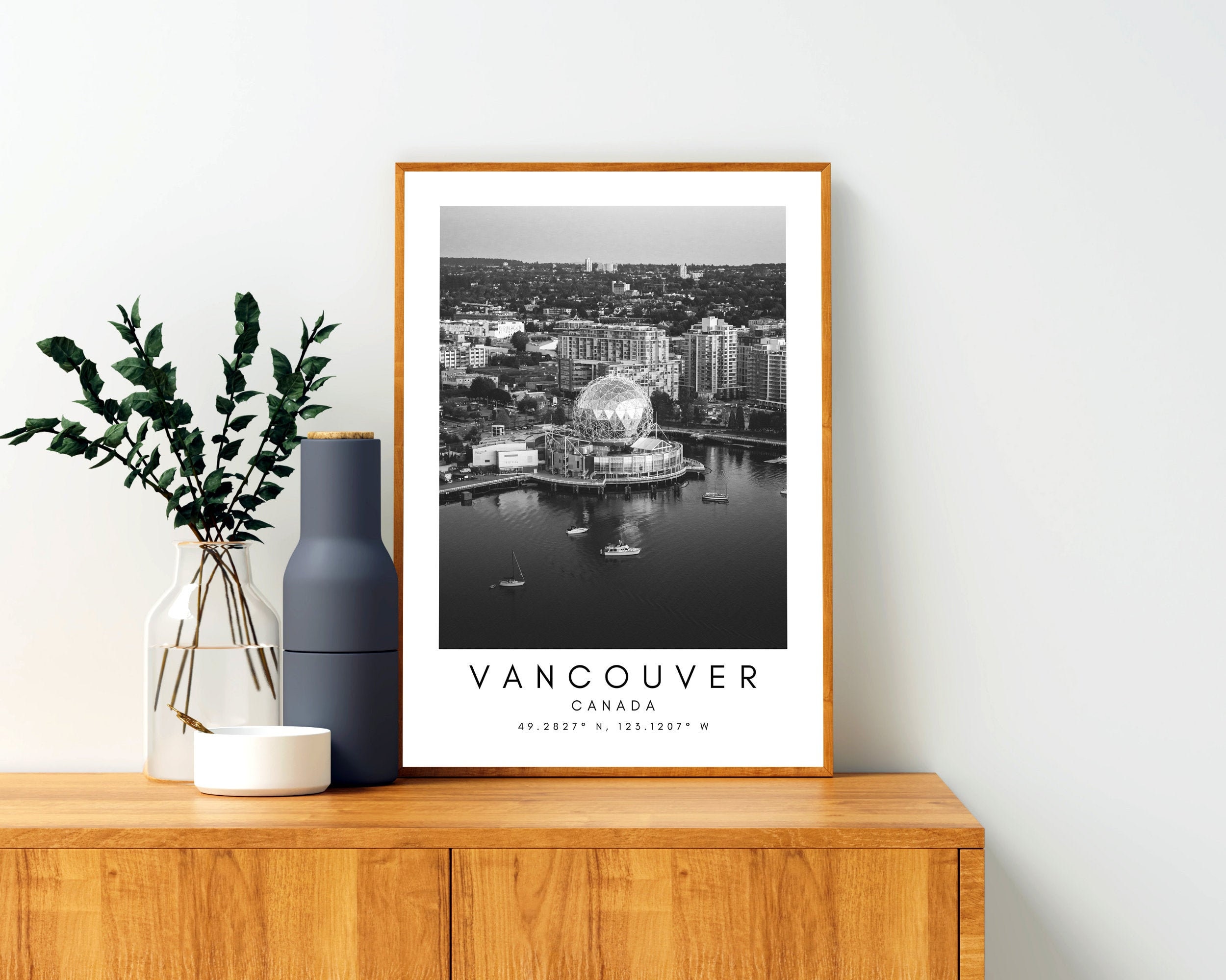 Vancouver Printable Wall Art Vancouver Canadian Wall Art Etsy