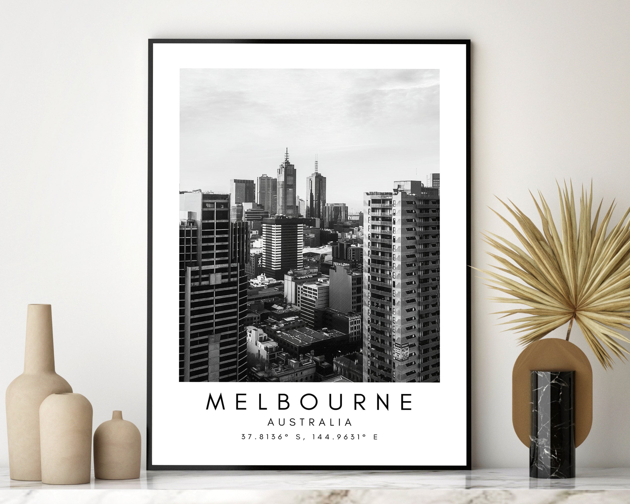 Melbourne Print Melbourne Poster Unique Wallart Decor Etsy UK
