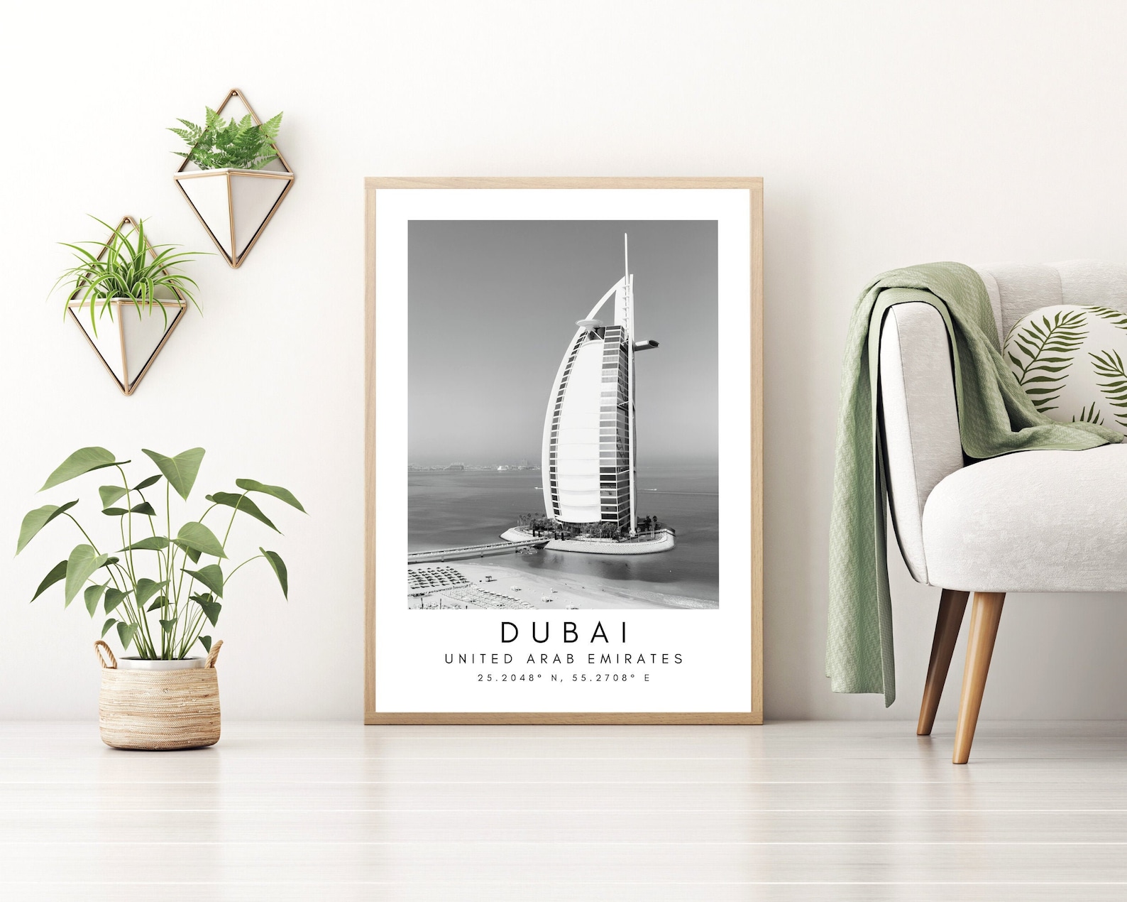 Dubai Travel Print Dubai Poster Unique Wallart Decor Dubai Etsy