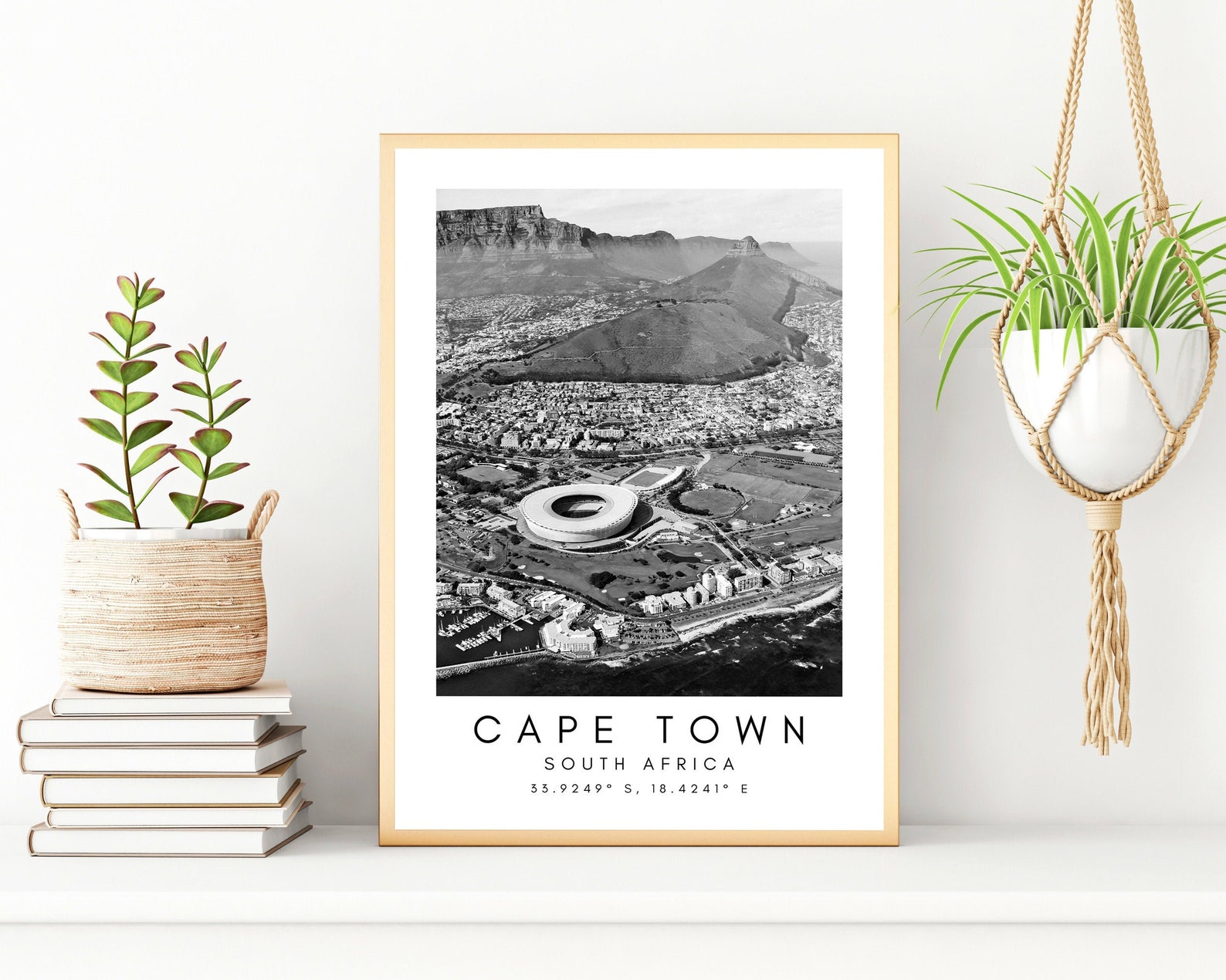 Cape Town Travel Print Cape Town Poster Unique Wallart Etsy UK