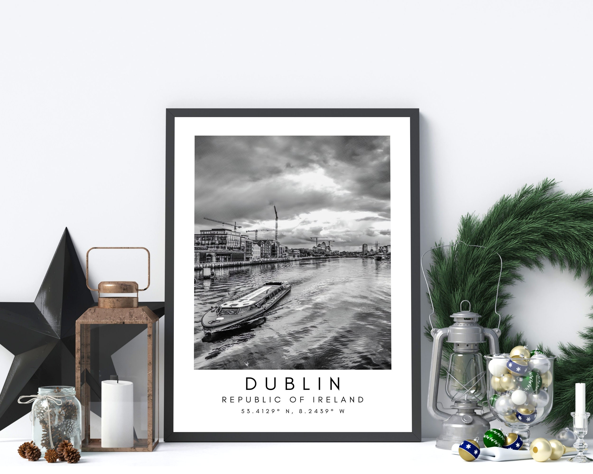 Dublin Wall Decor Art Dublin Art Print Dublin Ireland Art Etsy