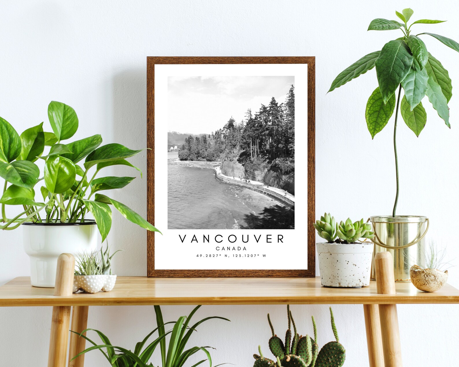 Vancouver Art Print Canada Digital Wall Art Vancouver Etsy