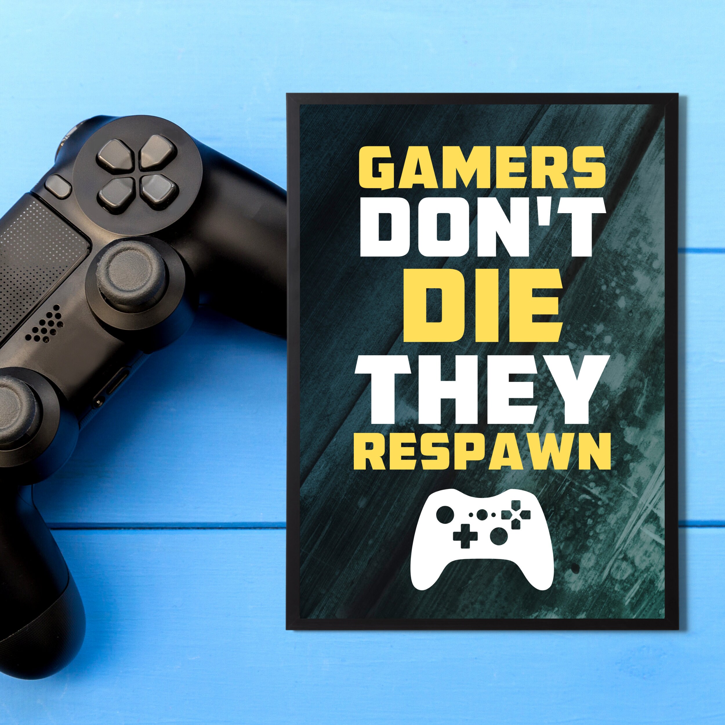 Boys Bedroom Gaming Poster Print Set Of 4 Prints Gamer Etsy