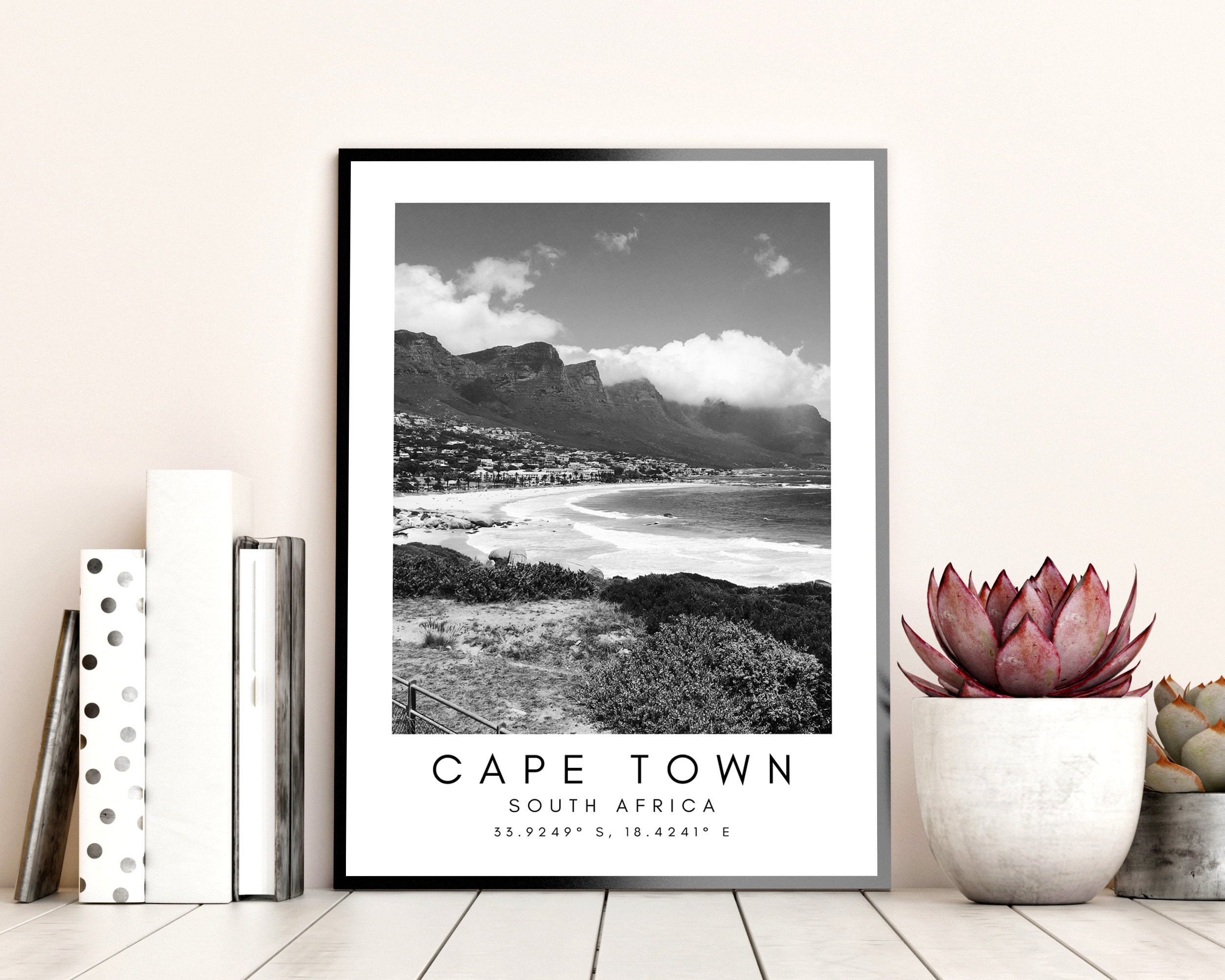 Cape Town Travel Print Cape Town Poster Unique Wallart Etsy UK