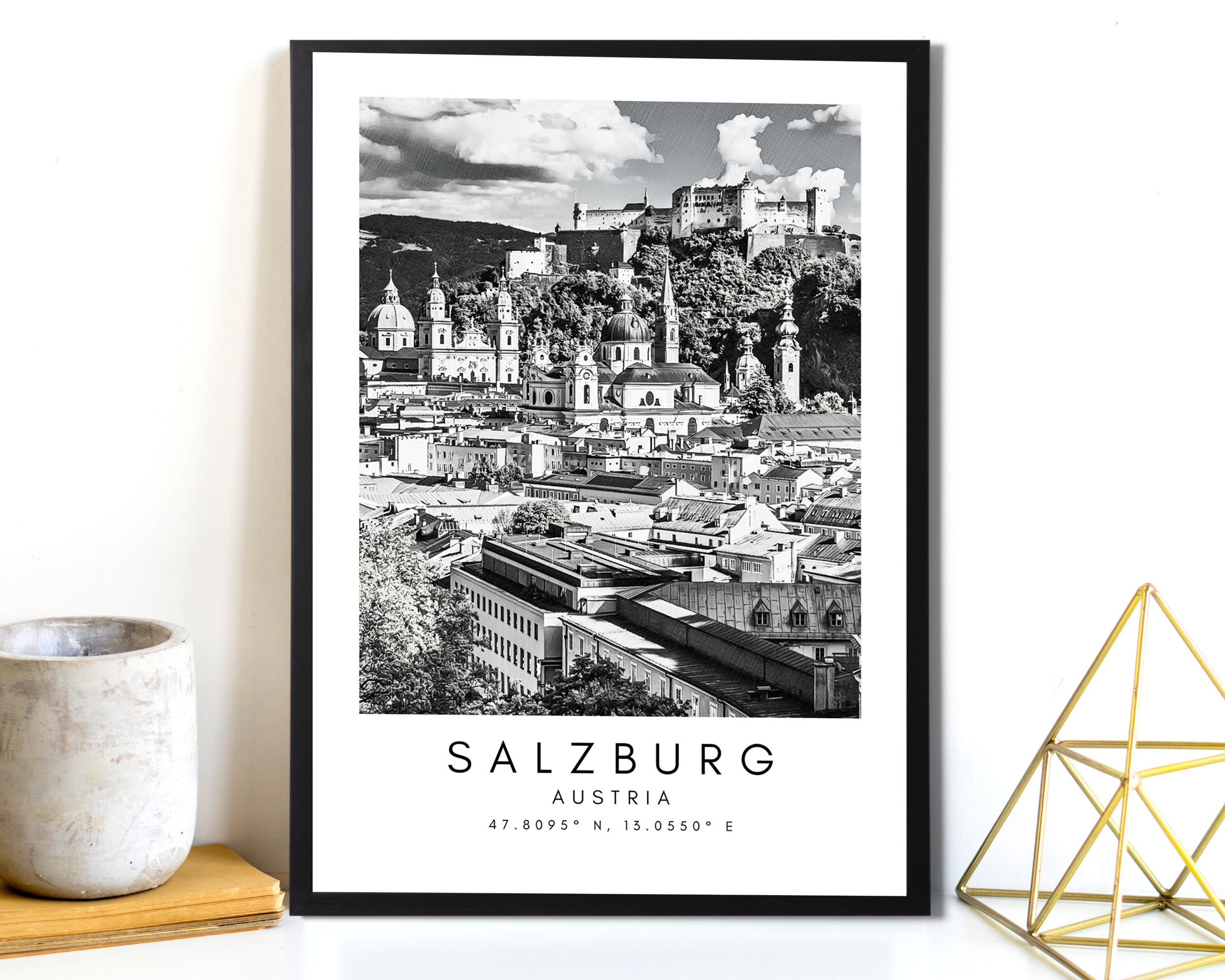 Salzburg Wall Art Salzburg Austria Print Austria Digital | Etsy