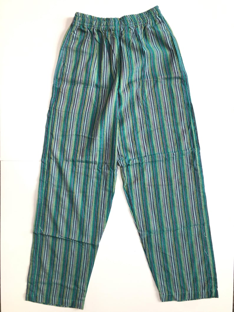 Randiga UNISEX HIPPIE Cargobyxor Boho Hippy Nepal Byxor Lösa Yogabyxor Vuxen Tonåring Funky Festival Strand bild 10
