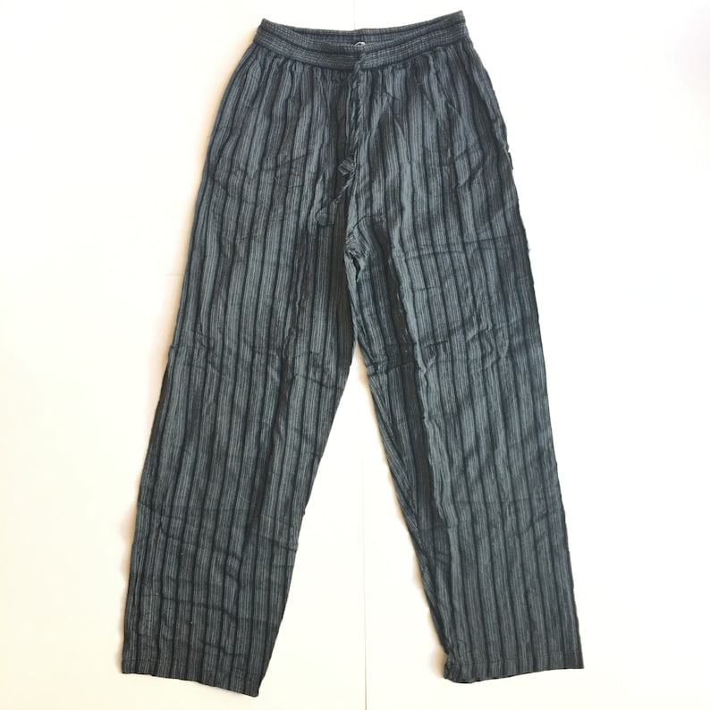 UNISEX HIPPIE Cargo TROUSERS Striped Boho Hippy Nepal Pants - Etsy