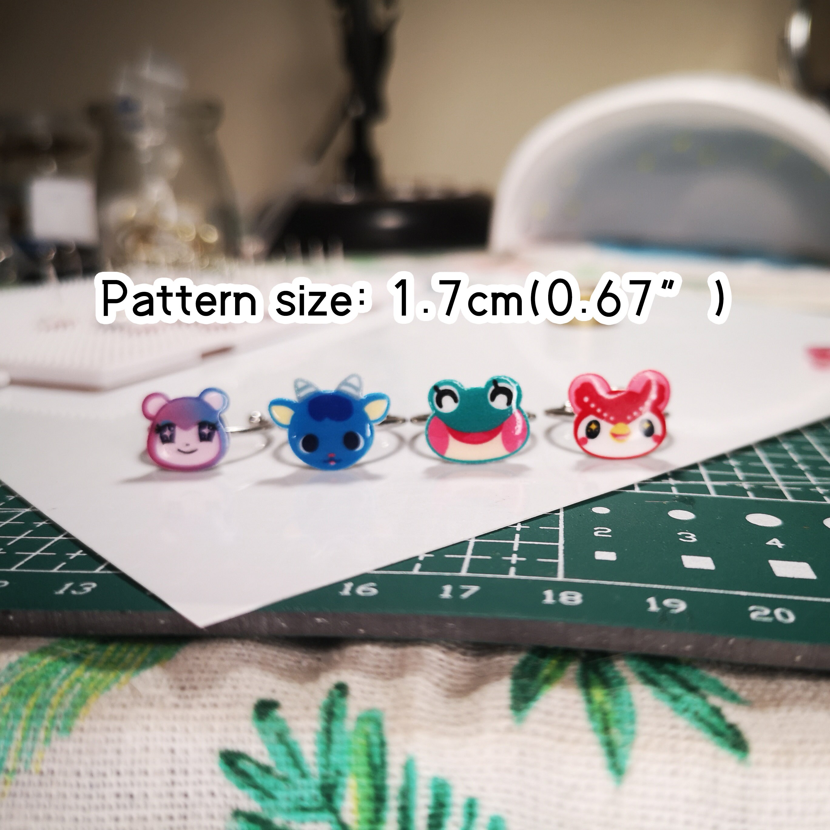 Animal Crossing rings cute Sherb Dom ring acnh Inspired animal Etsy