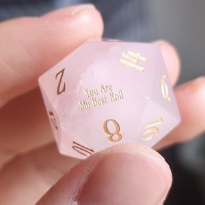 You Are My Best Roll D20 Dice | Dungeons & Dragons | DND Dice | Stone Dice | Crystal dice | Dungeons Master | DND Gifts | Wedding Gift