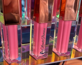 Brillo de labios High Lady / El rosa perfecto / Maquillaje inspirado en ACOTAR / Brillo de labios hidratante vegano / Belleza literaria