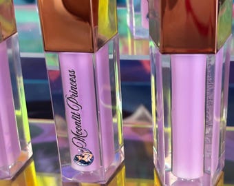 Brillo de labios Nenya / Brillo morado suave / Maquillaje inspirado en El Señor de los Anillos/Galadriel / Brillo de labios hidratante vegano / Belleza literaria