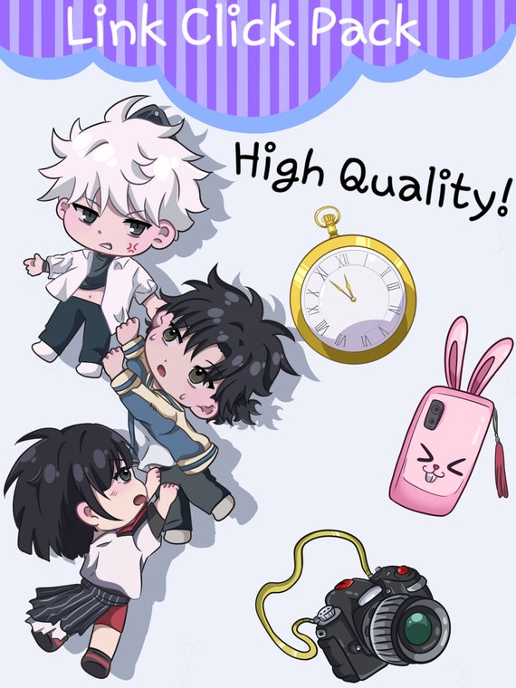 Link Click - Pack 001 - Chibis - Etsy