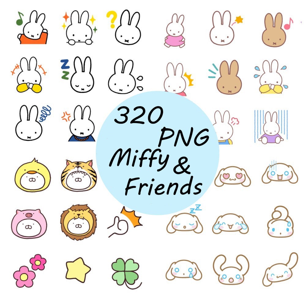 Miffy Stickers Cat Stickers Masking Tape Stickers Reference L053-54L508-09  -  Canada