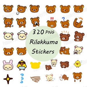 Digital Rilakkuma Clip Art/Sticker/GoodNotes/Planner Material.PNG