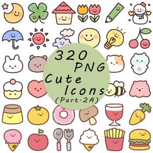 Digital Japanese anime Cute Icon(Part.2A) ClipArt/Sticker/GoodNotes/Scrapbook/Diary/Planner Material.PNG