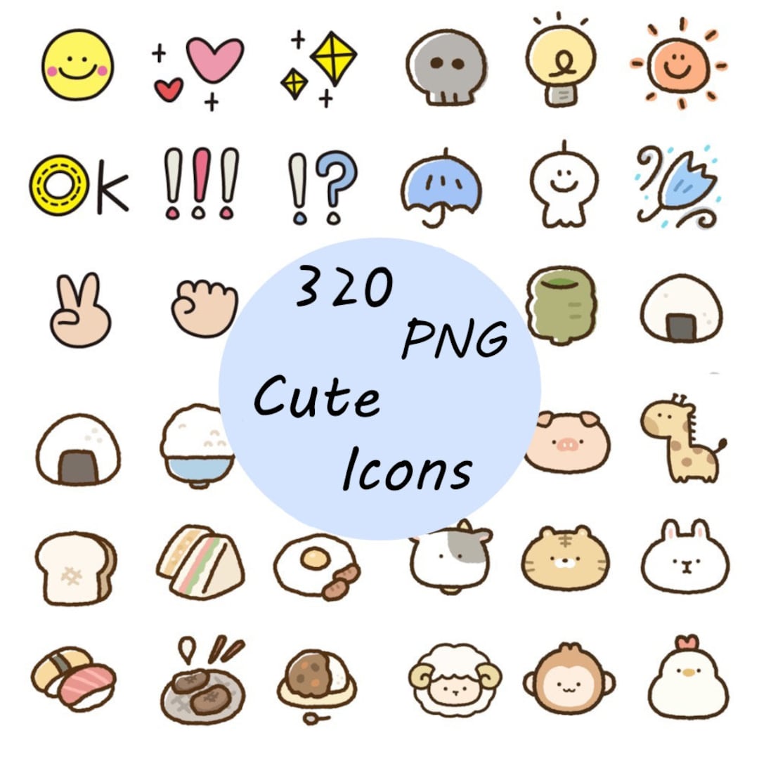 Digital Japanese Anime Cute Clip Art/sticker/goodnotes/scrapbook/diary ...
