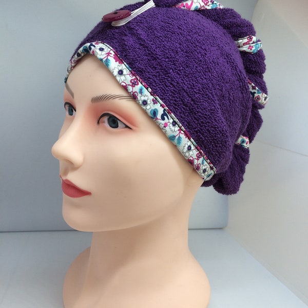 Turban sèche cheveux