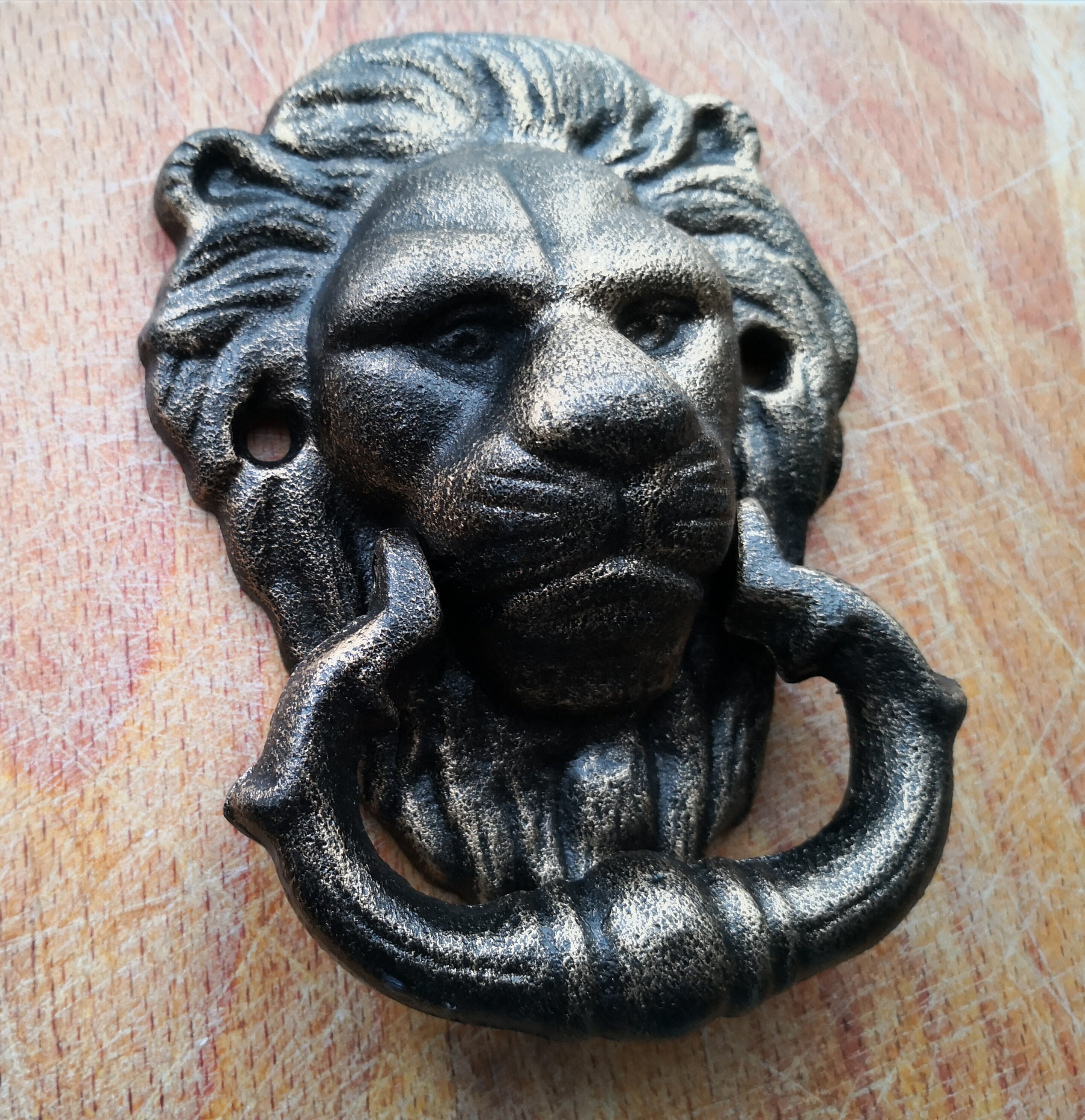 Cast Iron Lion Door Knocker Large Lion Head Door Knockers Etsy