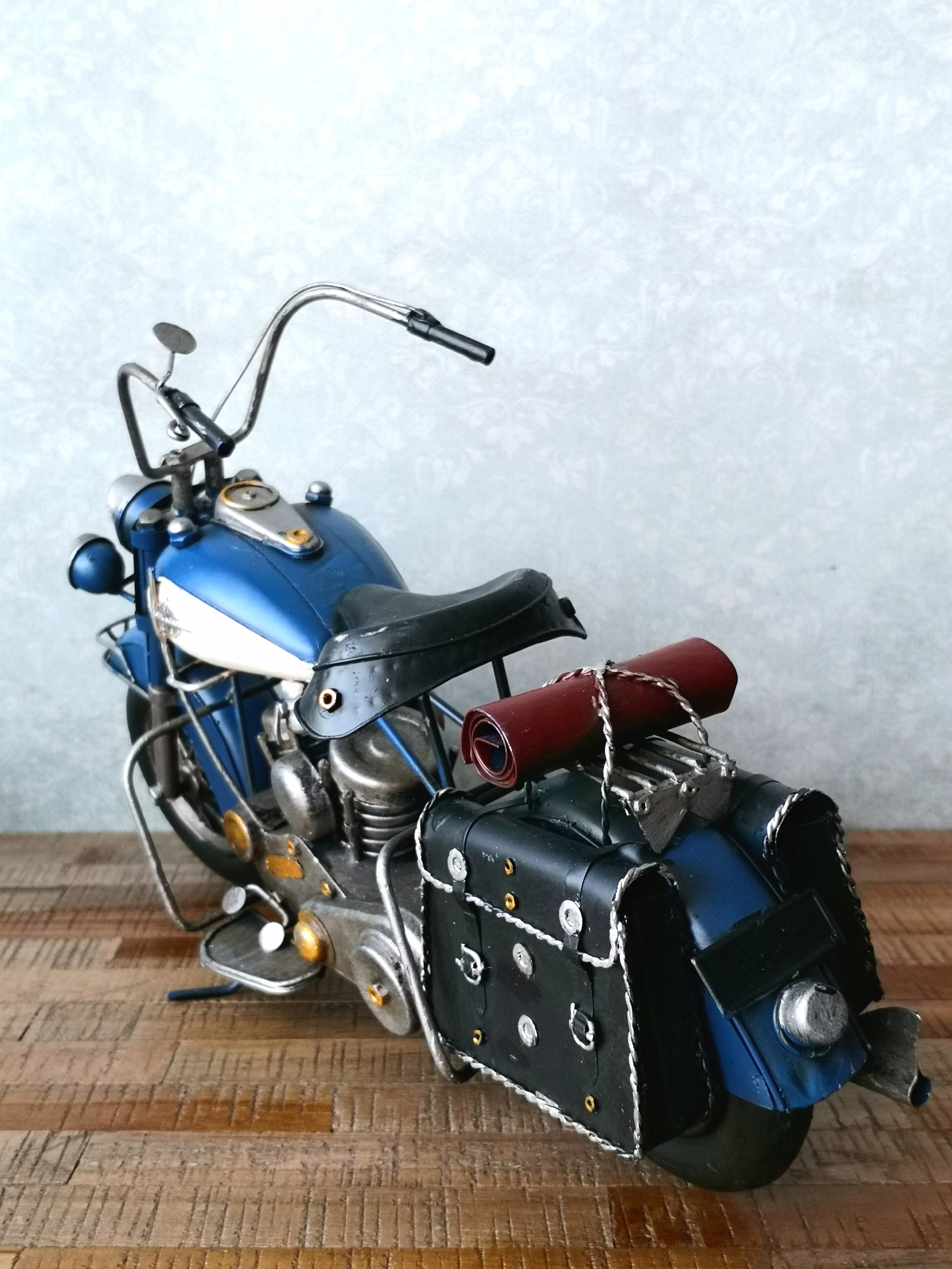 Vintage Motorcycle Decor Harley Motorcycle Sculpture Metal Etsy