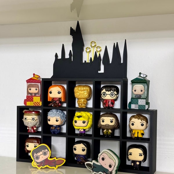 Mostrador de Harry Potter Funko Pop de Mini Kinder Joy Quidditch, estante de Funko Pop, soporte para figuras y almacenamiento