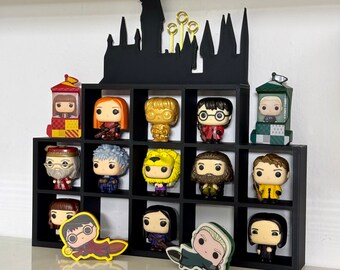 Funko Pop display Harry Potter Quidditch Mini Kinder Joy, Funko pop shelf or wall, Funko pop rack, Figure stand and storage