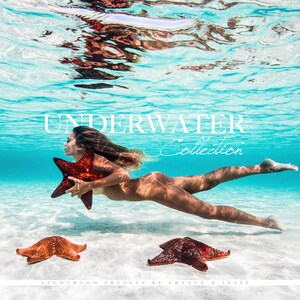 10 Premium Underwater Lightroom Preset Bundle by France and Jesse