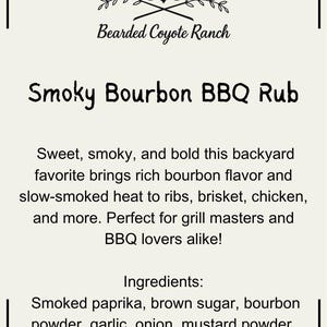 Smoky Bourbon BBQ Rub