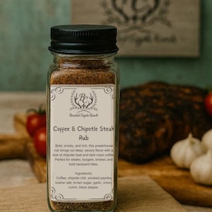 Coffee & Chipotle Steak Rub