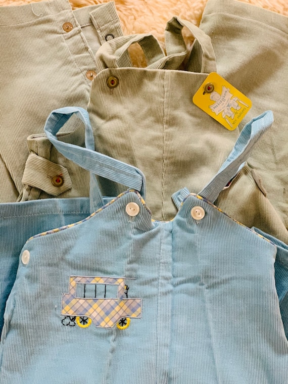1950s vintage baby rompers a set of 2.