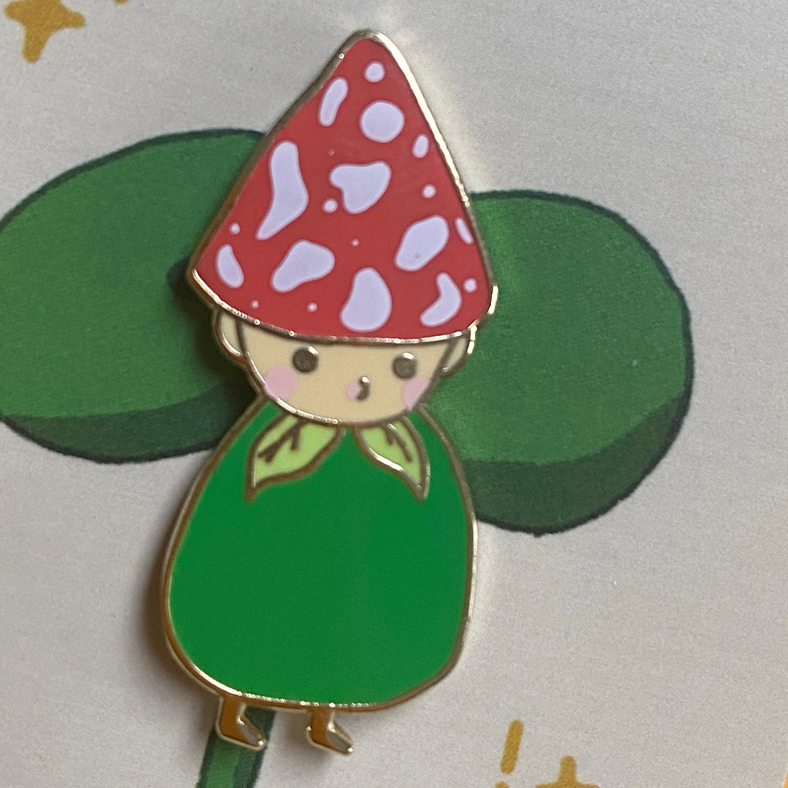 Forest Friend Hard Enamel Pin Kawaii Pin Cottagecore | Etsy